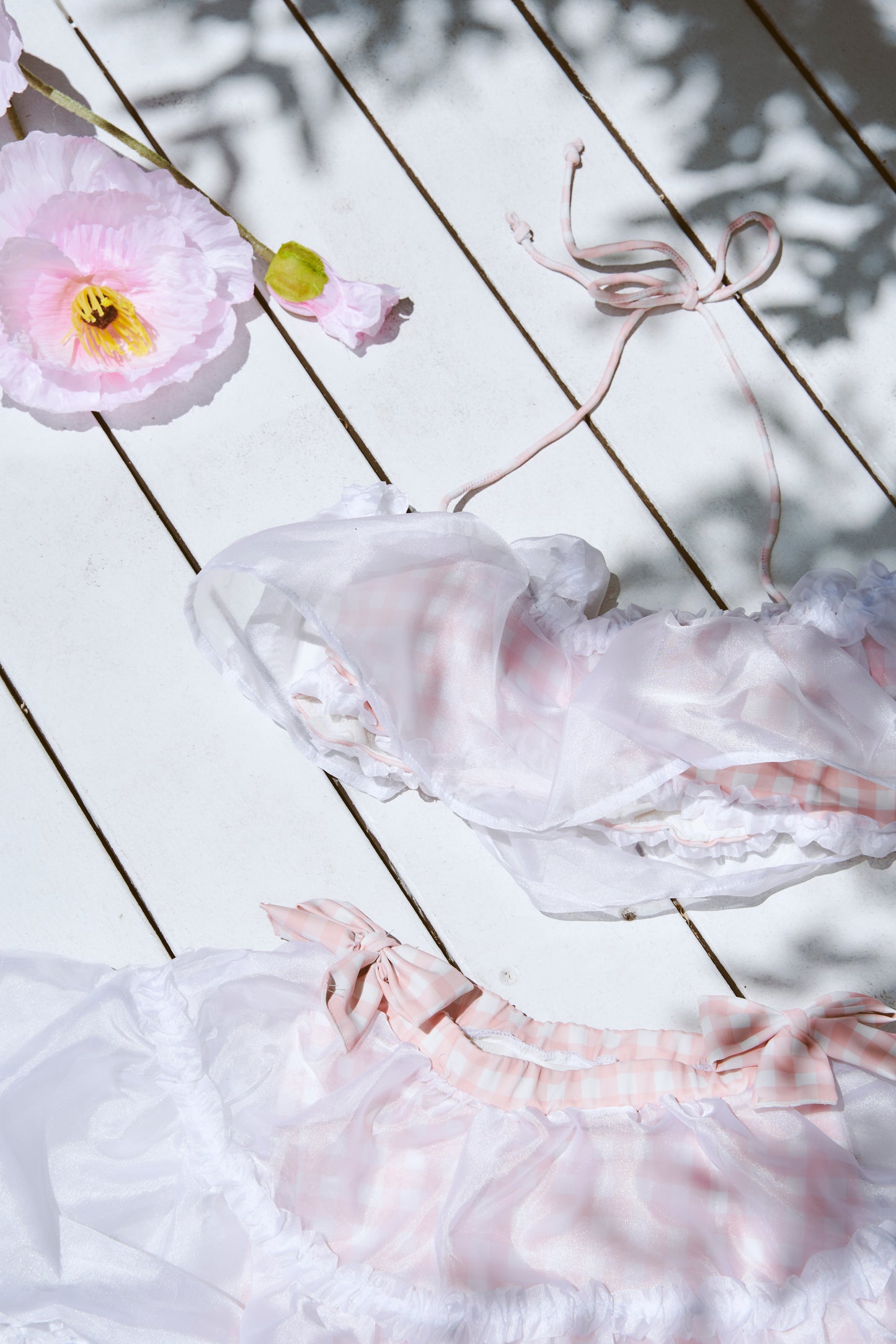 Peachy Keen Picnic Two Piece Swim TOP