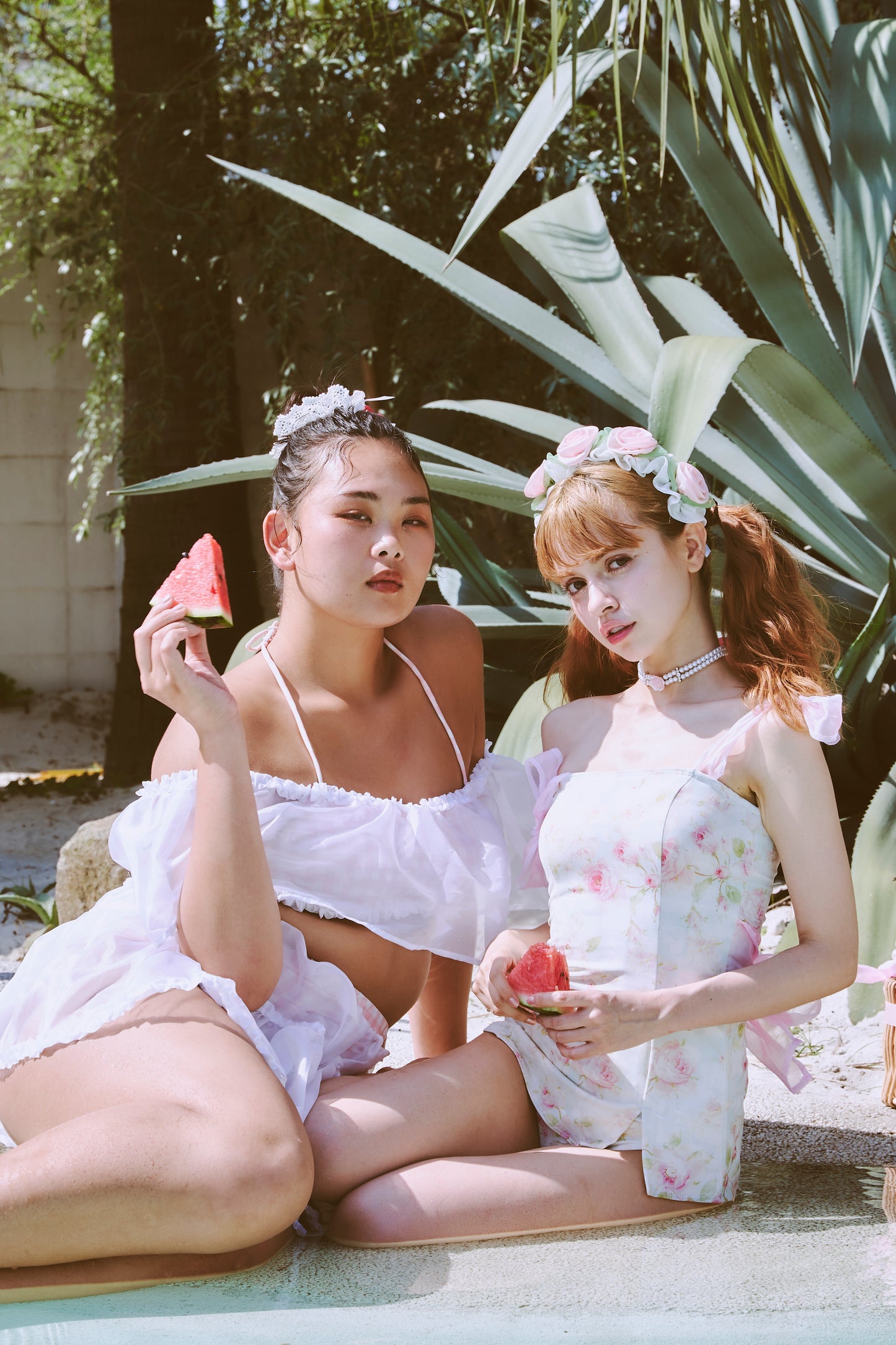 Peachy Keen Picnic Two Piece Swim TOP