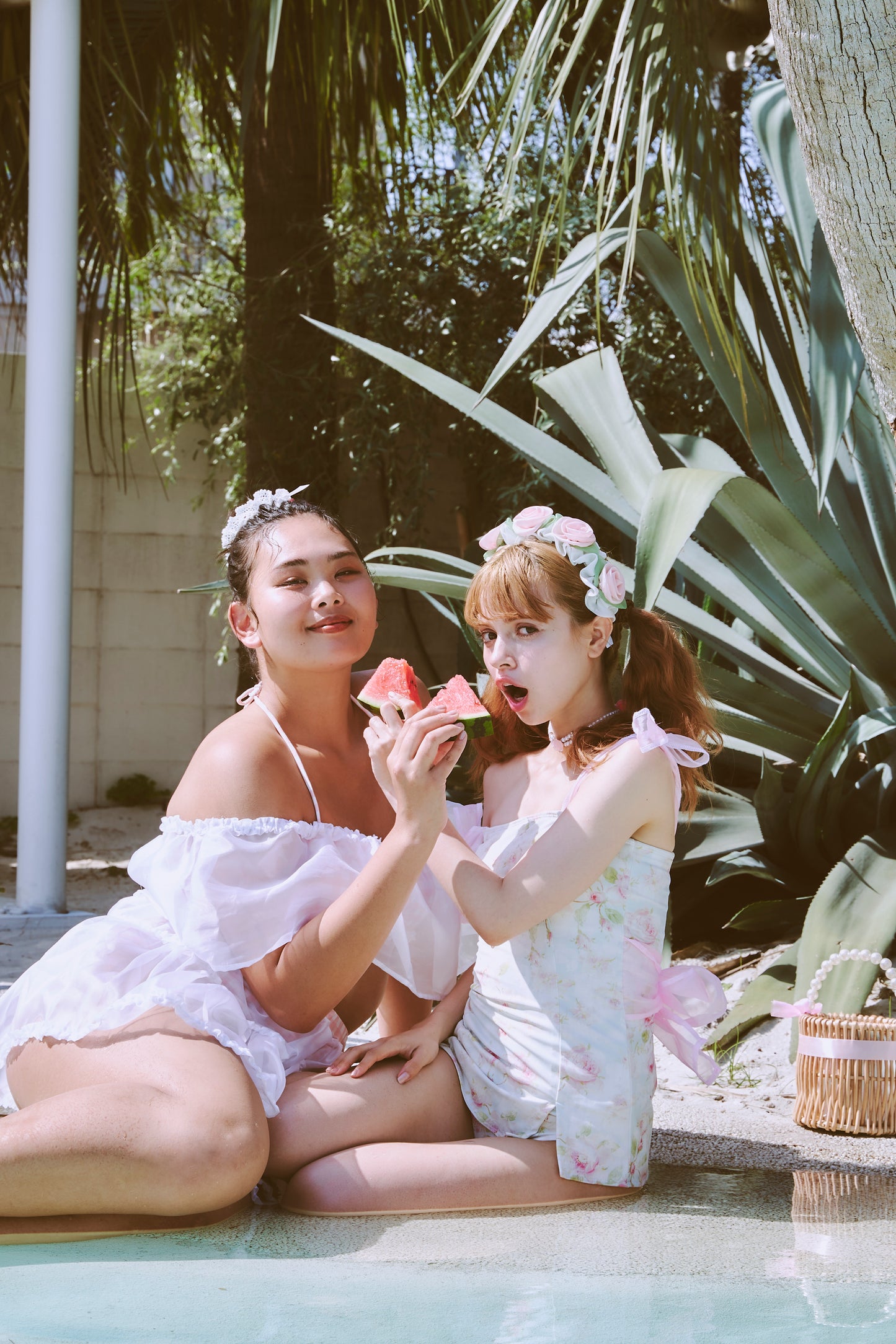 Peachy Keen Picnic Two Piece Swim TOP