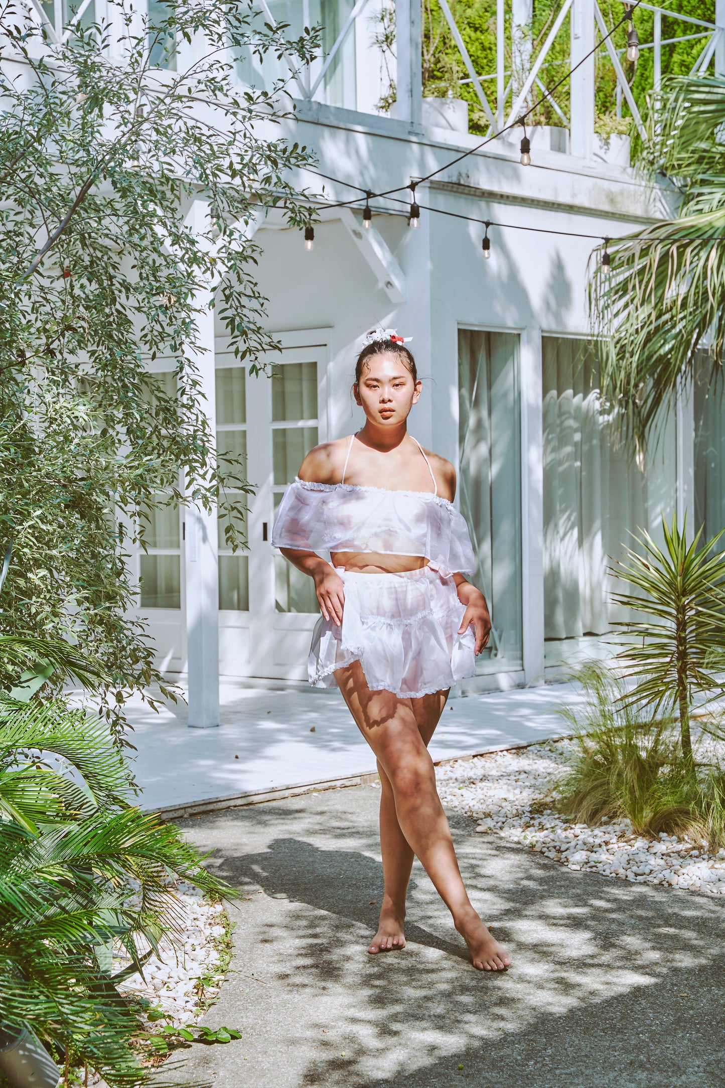 Peachy Keen Picnic Two Piece Swim TOP