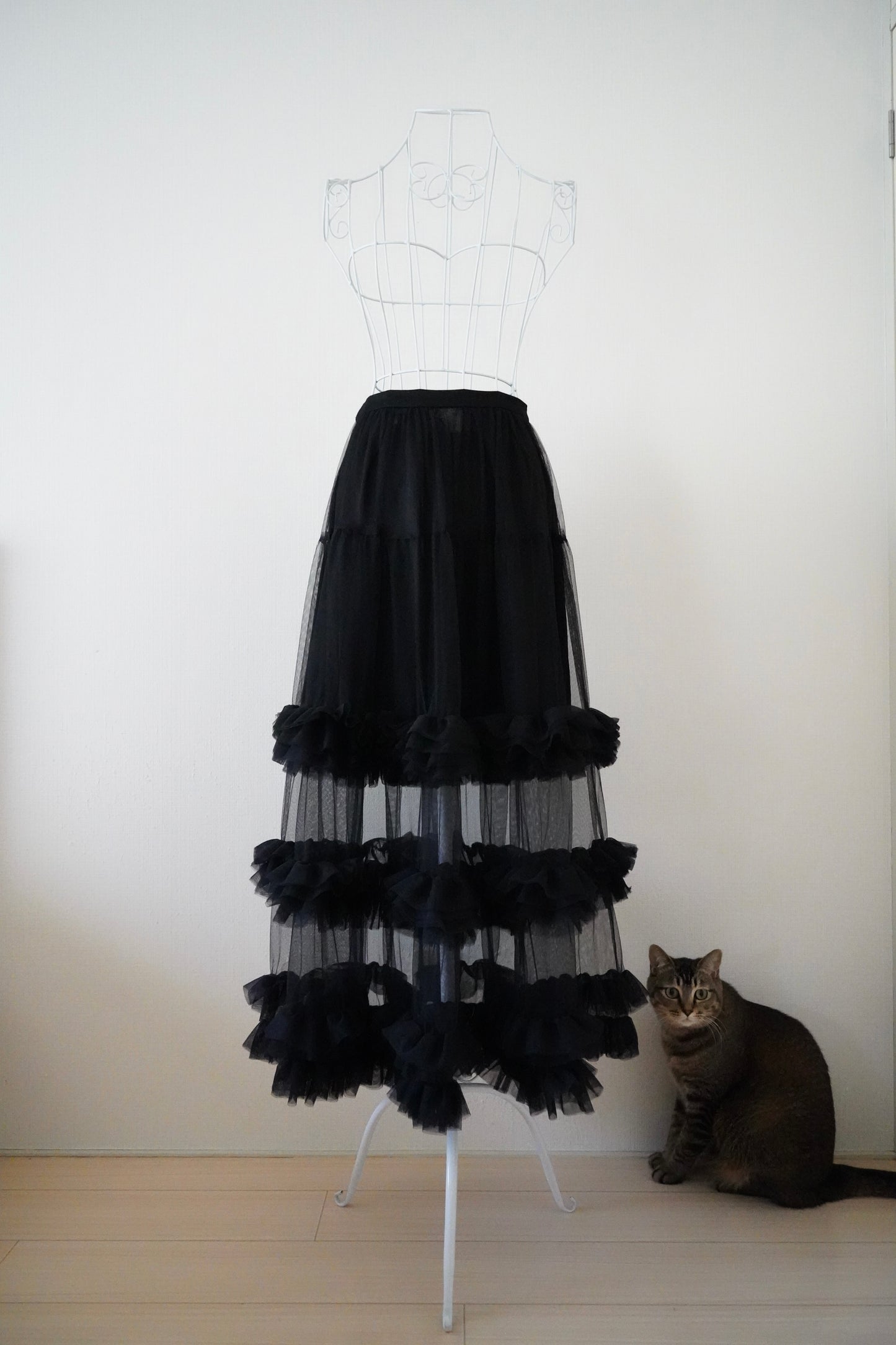 Black Swan Long Tulle Skirt