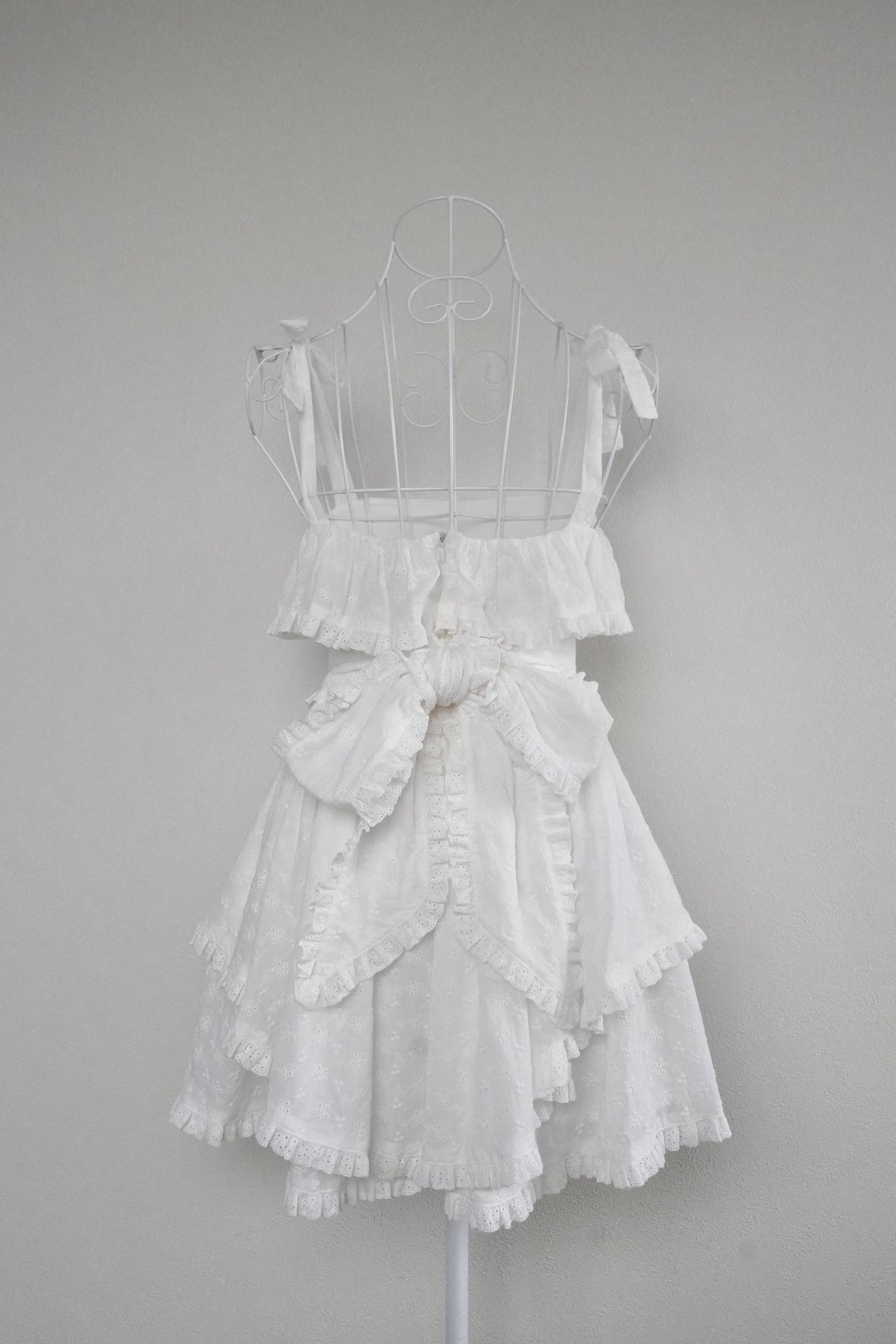 Dandelion Summers White Cotton Romper