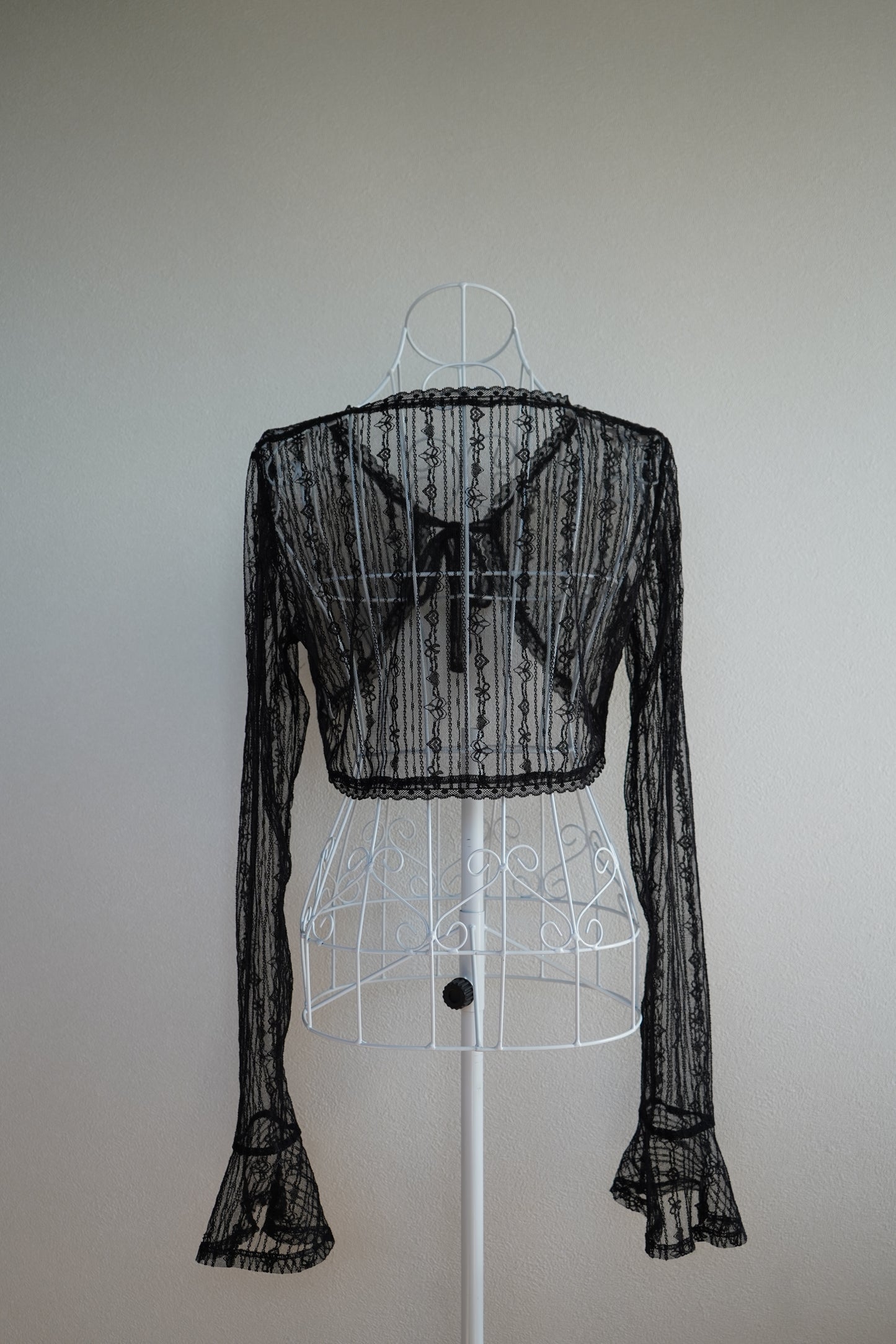 Wrapped in Lace Bolero Black