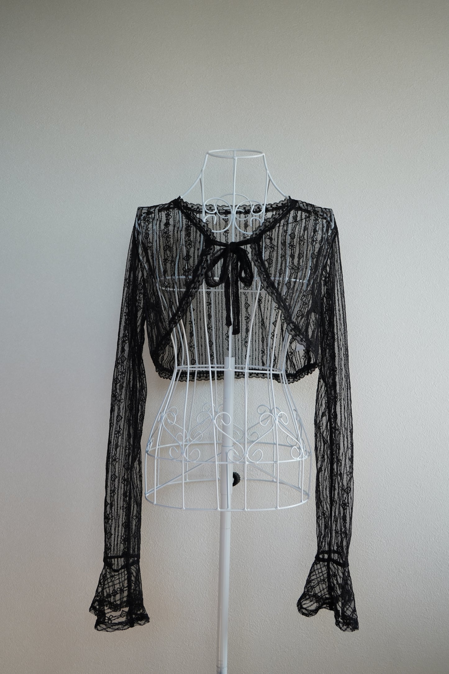 Wrapped in Lace Bolero Black