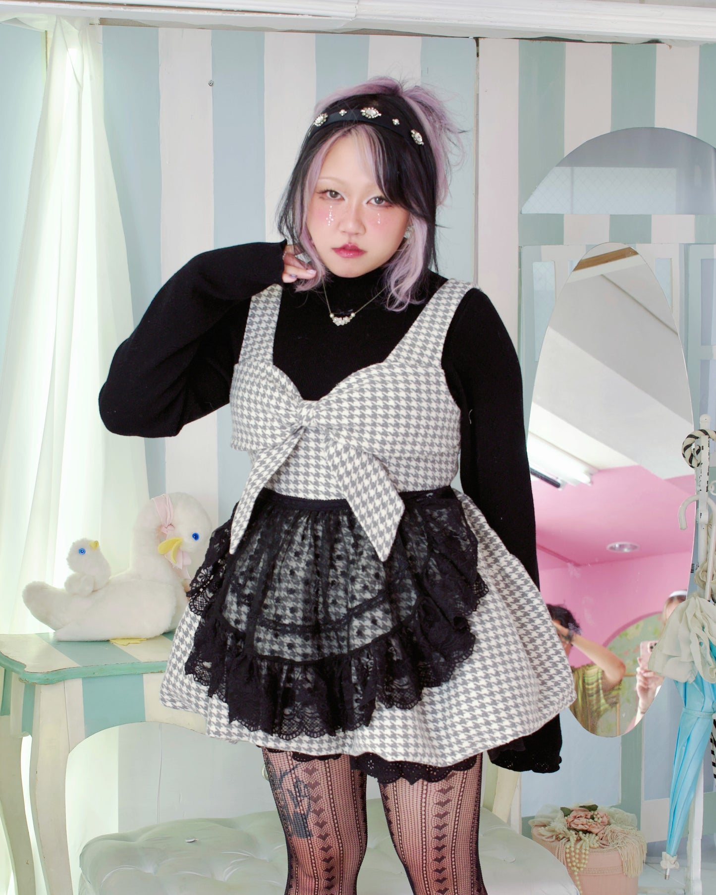 Fleur de Dentelle Apron Black // PREORDER