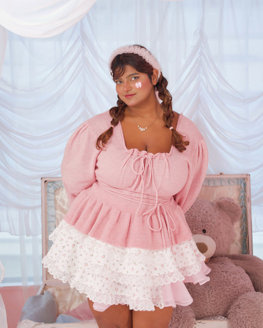 Fleur de Lune Sweater - Pink // PREORDER