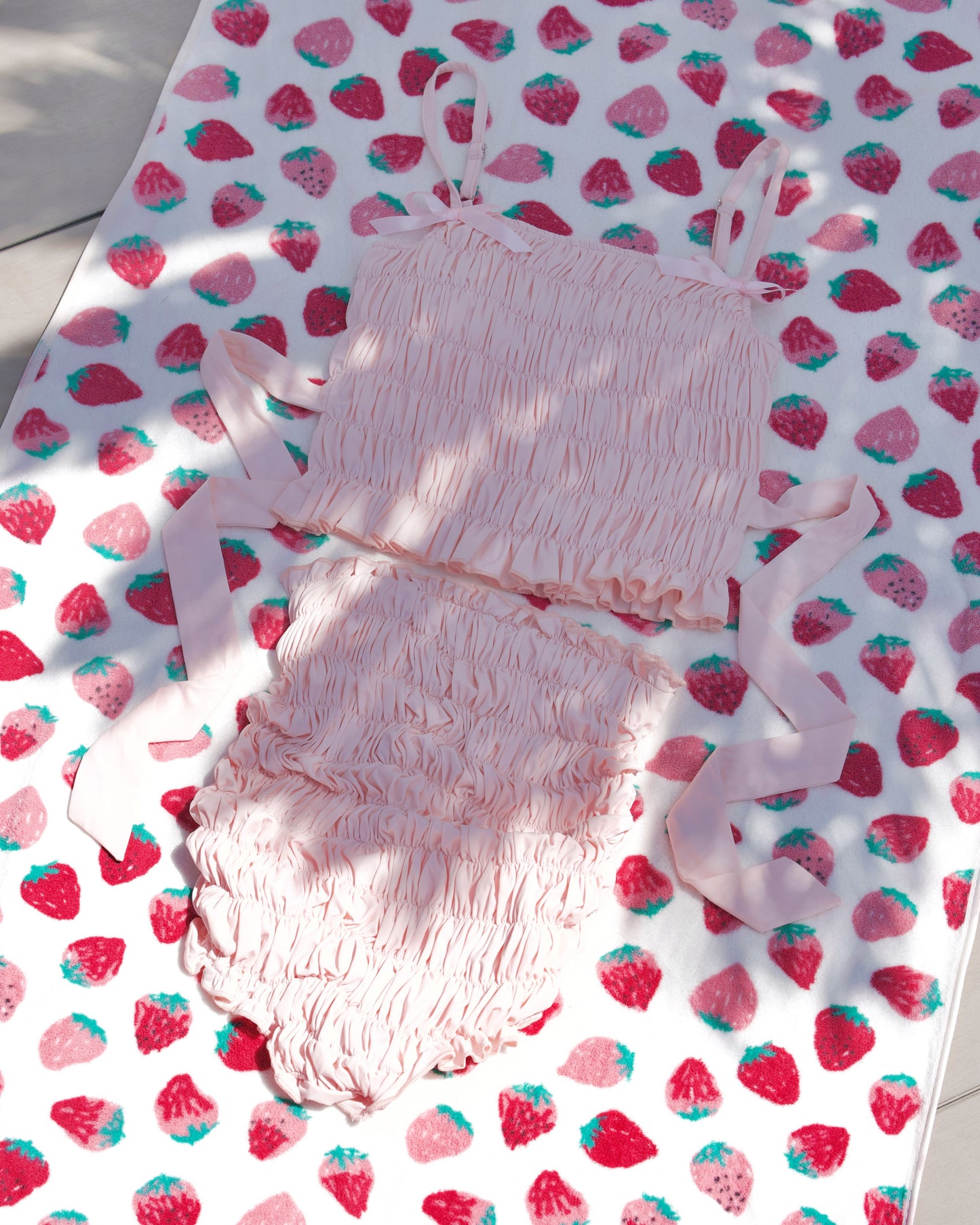 Vintage Sweetheart Two Piece Swimsuit Pink BOTTOM PREORDER