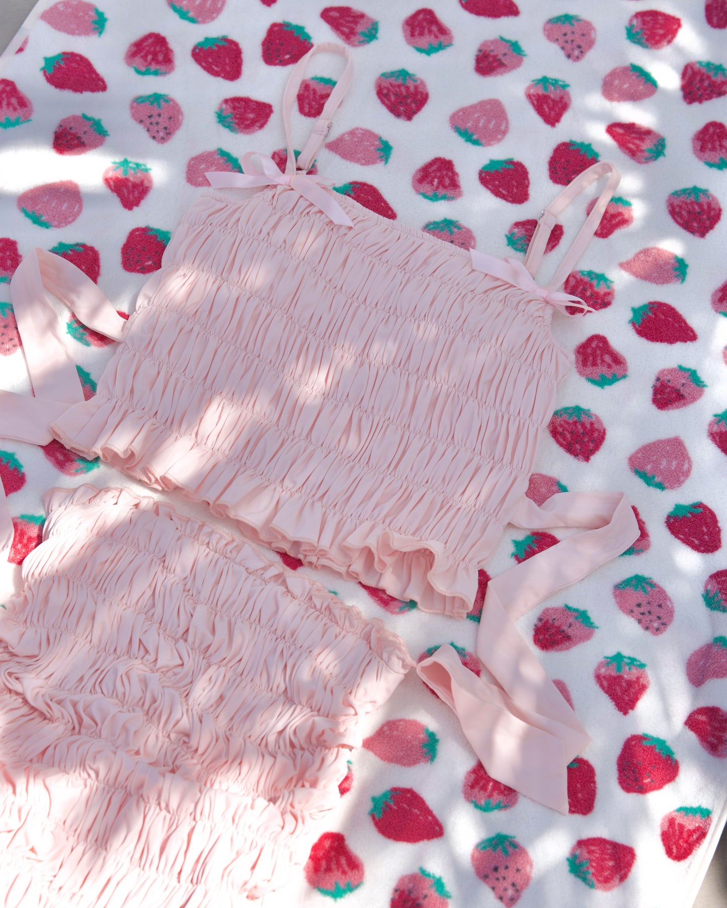 Vintage Sweetheart Two Piece Swimsuit Pink TOP PREORDER