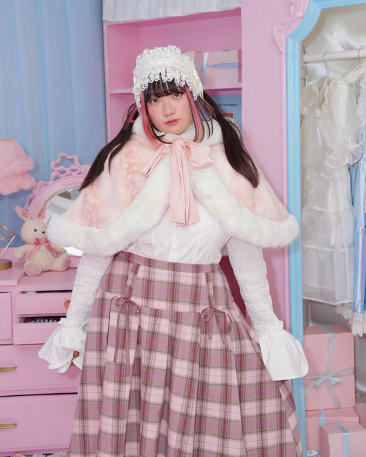 Elegant Ribbon Long Skirt - Pink // PREORDER