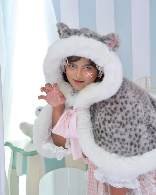 Little Kitten Cape - Grey // PREORDER