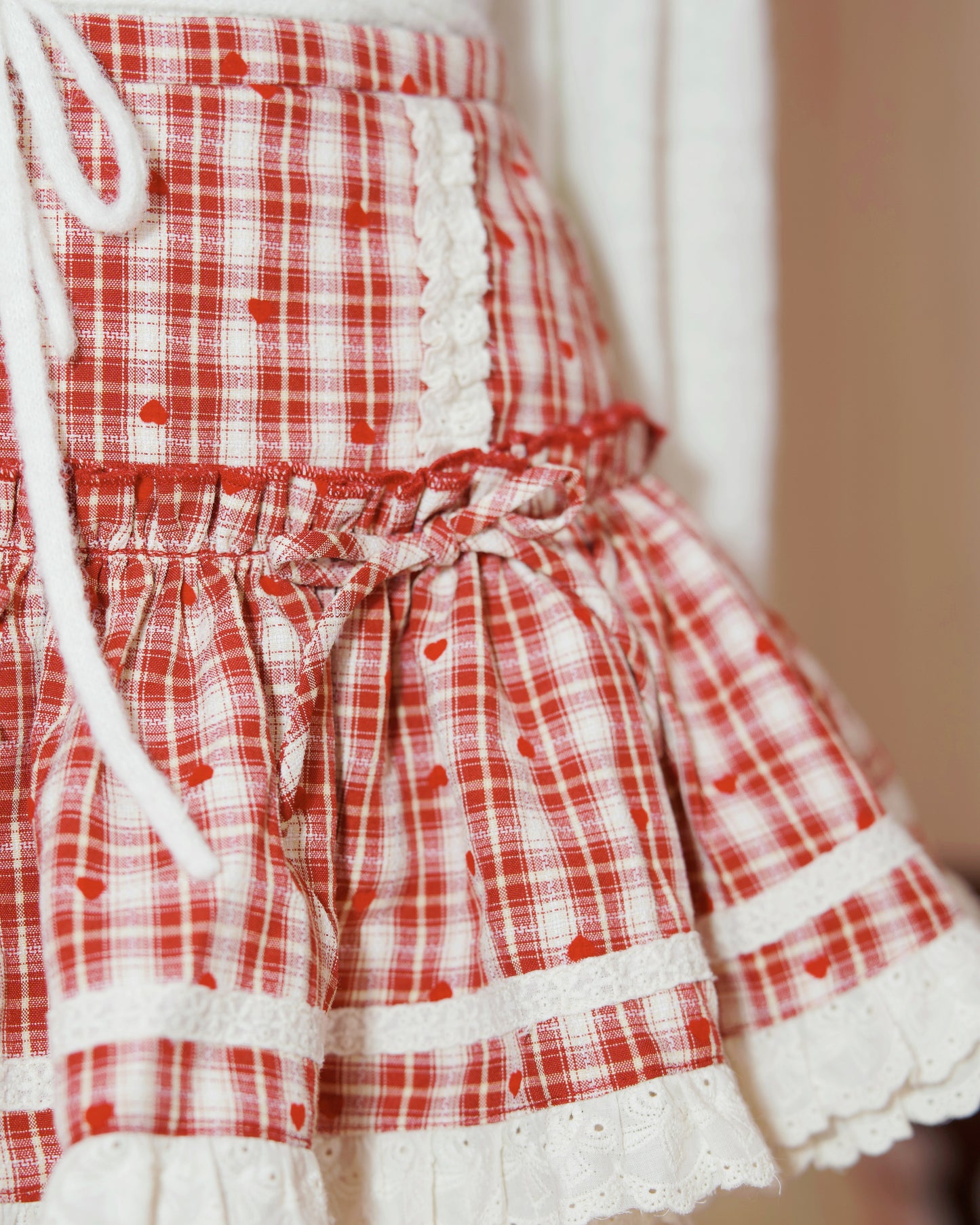 Shortcake Ruffle Skirt - Red // PREORDER