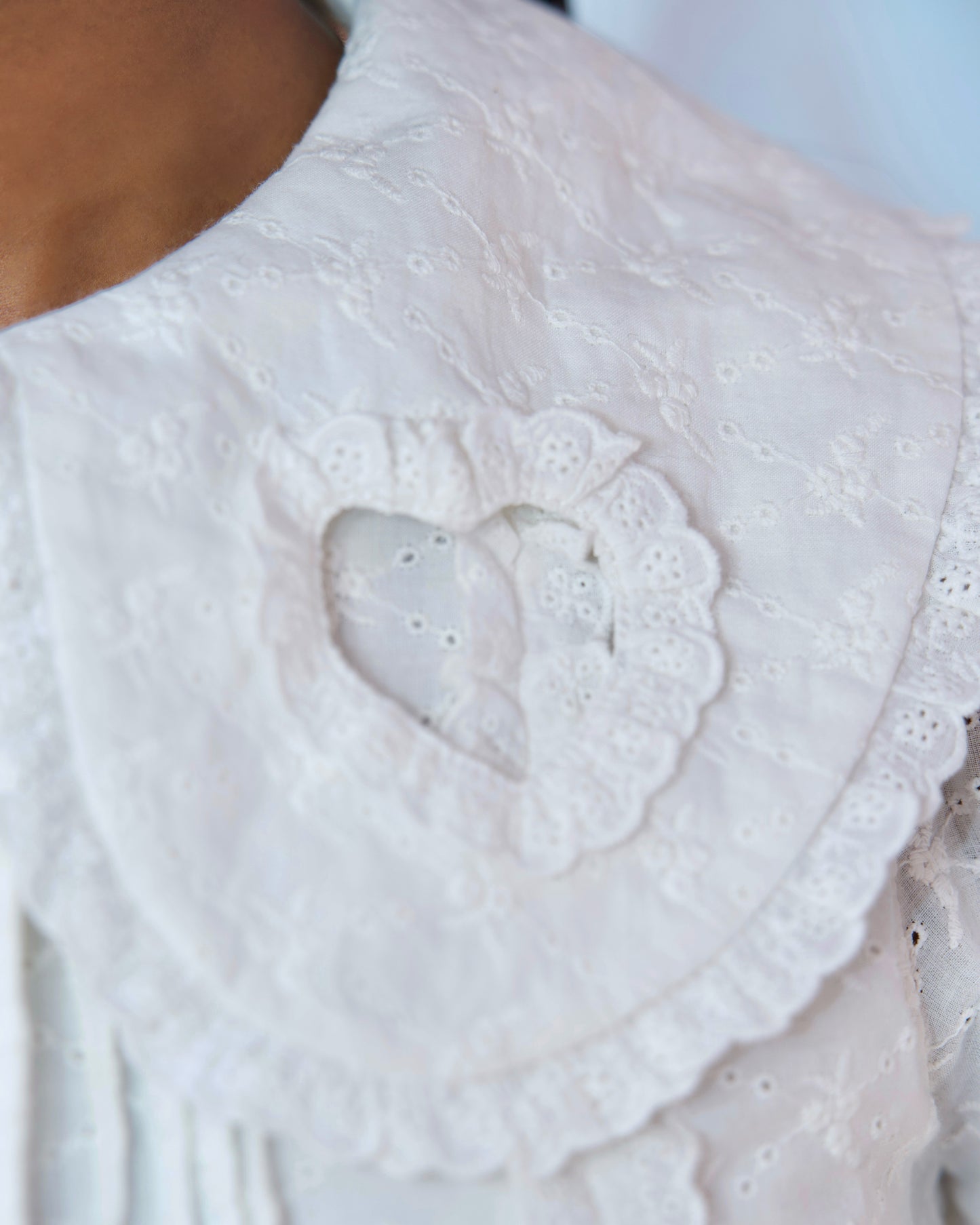 Heartstring Blouse - White // PREORDER