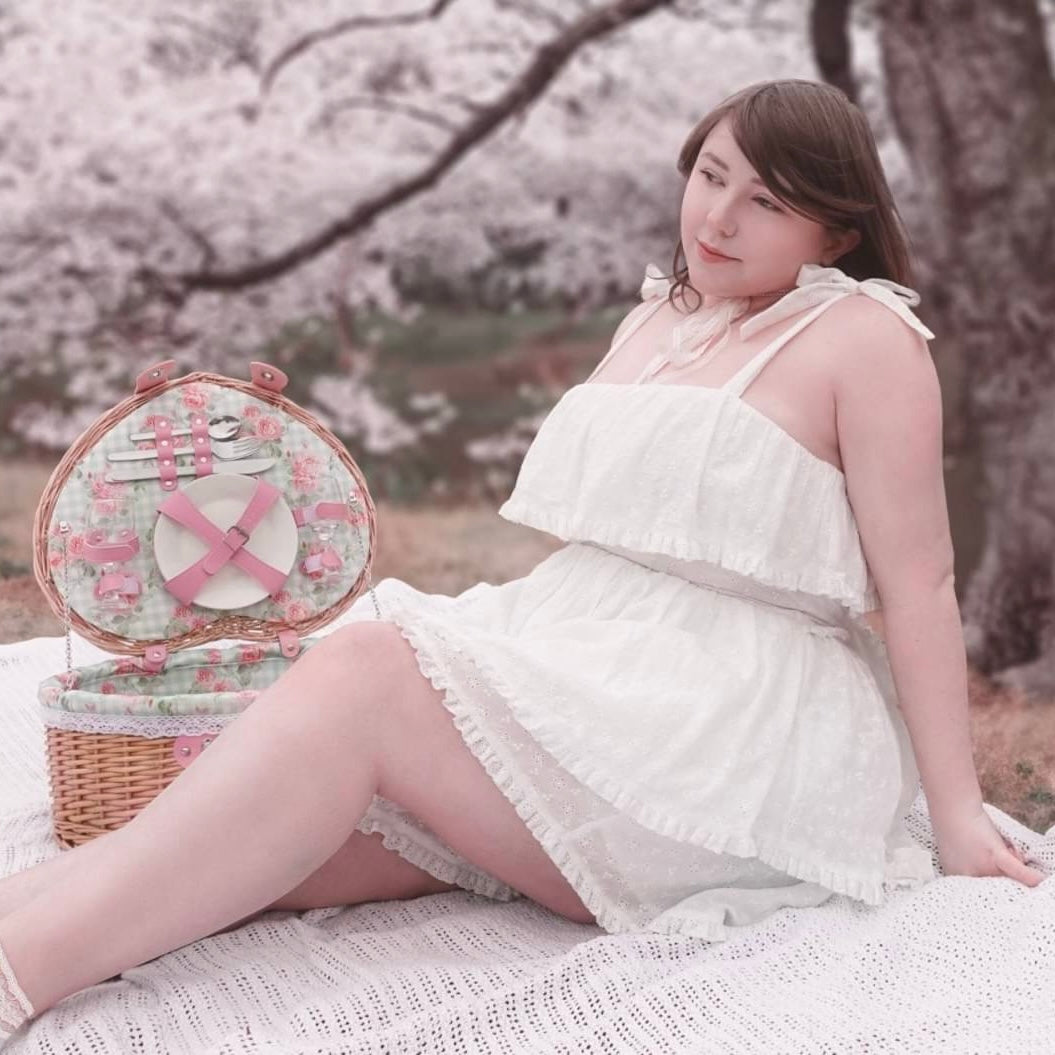 Dandelion Summers White Cotton Romper