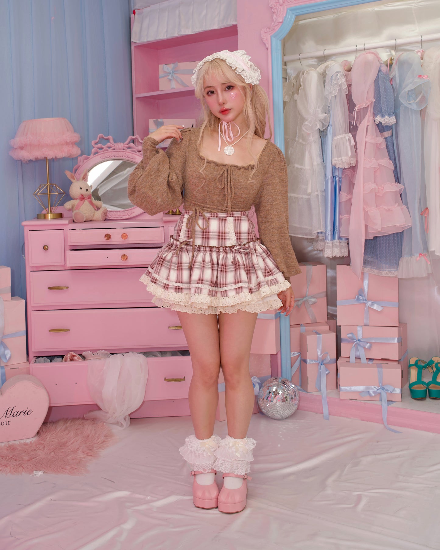 Shortcake Ruffle Skirt - Neapolitan Pink // PREORDER