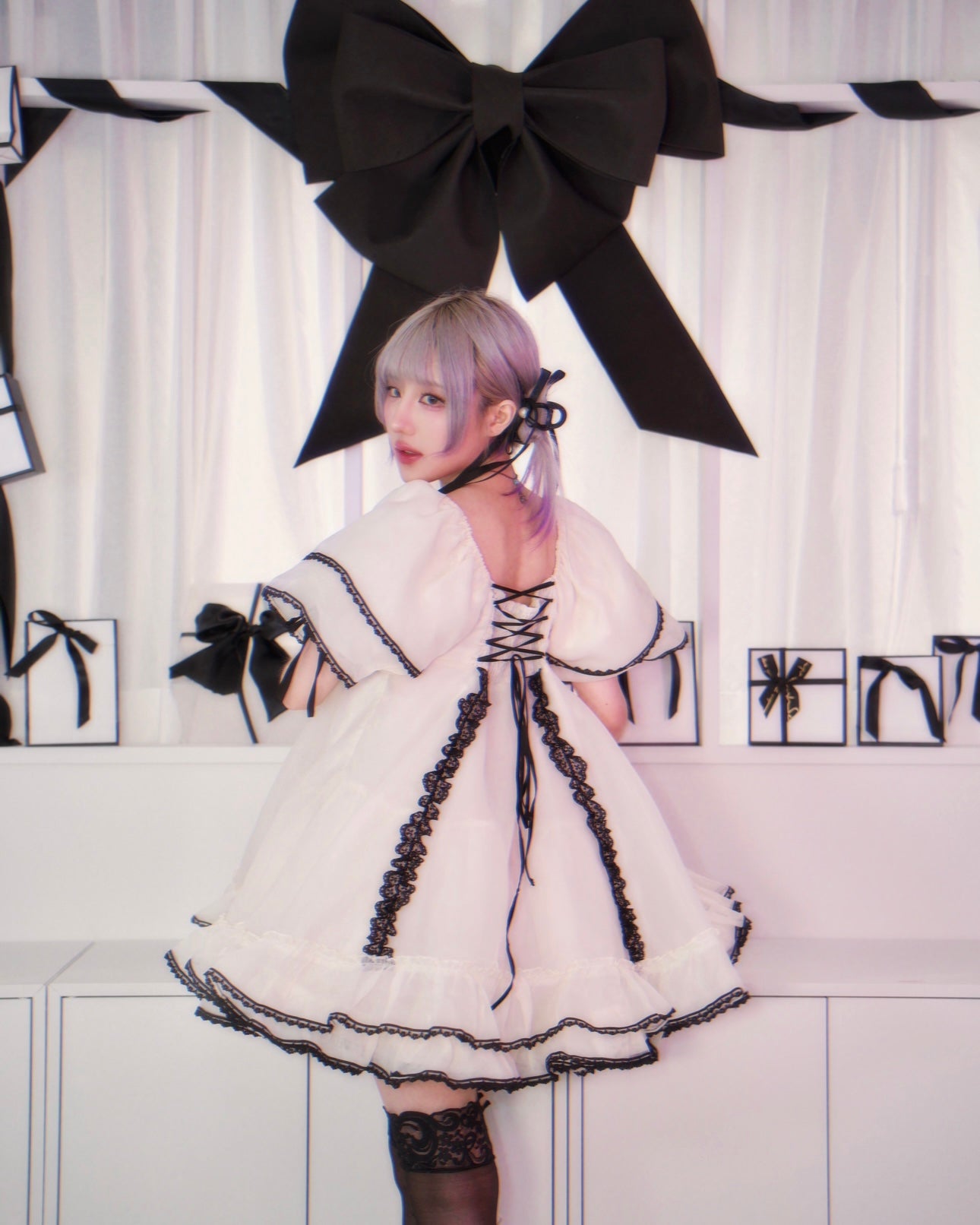 Not Your Babydoll // Vanilla Crème Organza Dress