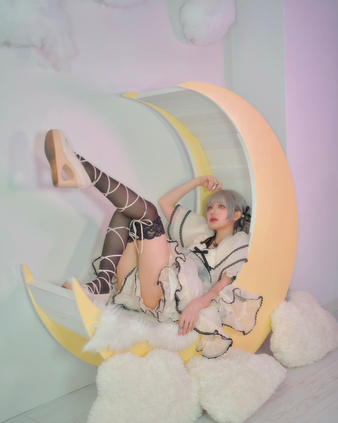 Not Your Babydoll // Vanilla Crème Organza Dress