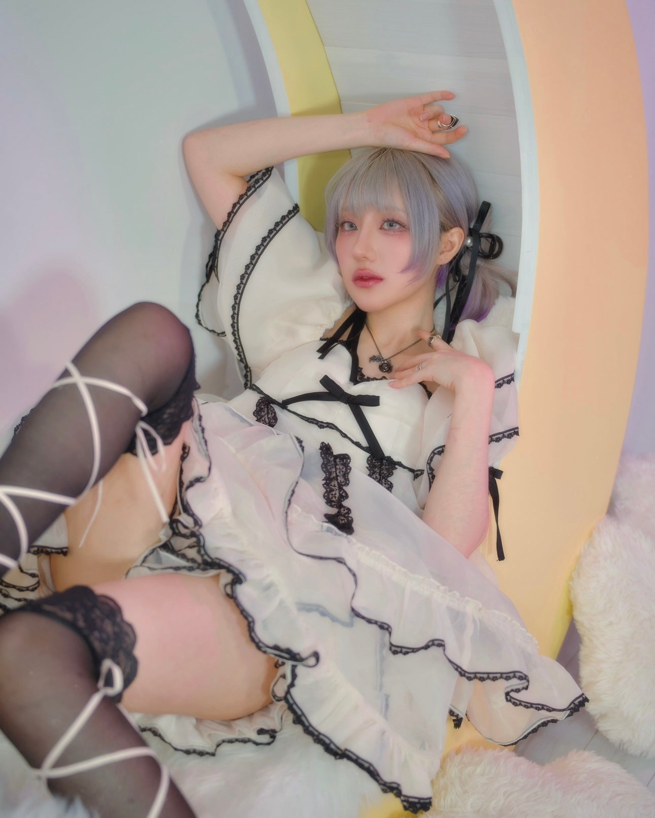 Not Your Babydoll // Vanilla Crème Organza Dress