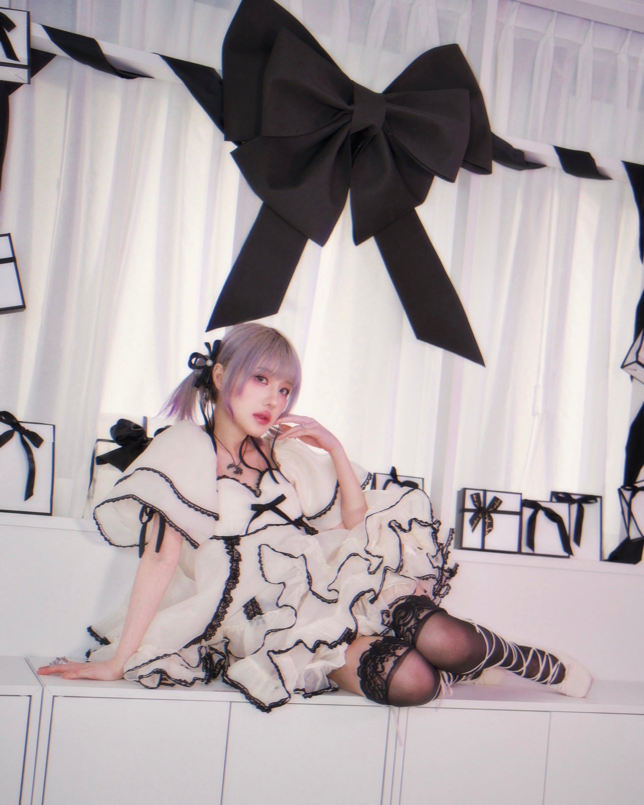 Not Your Babydoll // Vanilla Crème Organza Dress