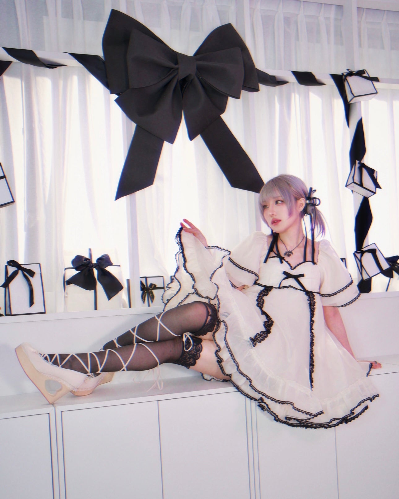 Not Your Babydoll // Vanilla Crème Organza Dress