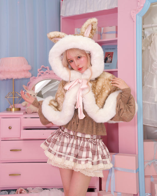 Little Fawn Cape - Brown // PREORDER