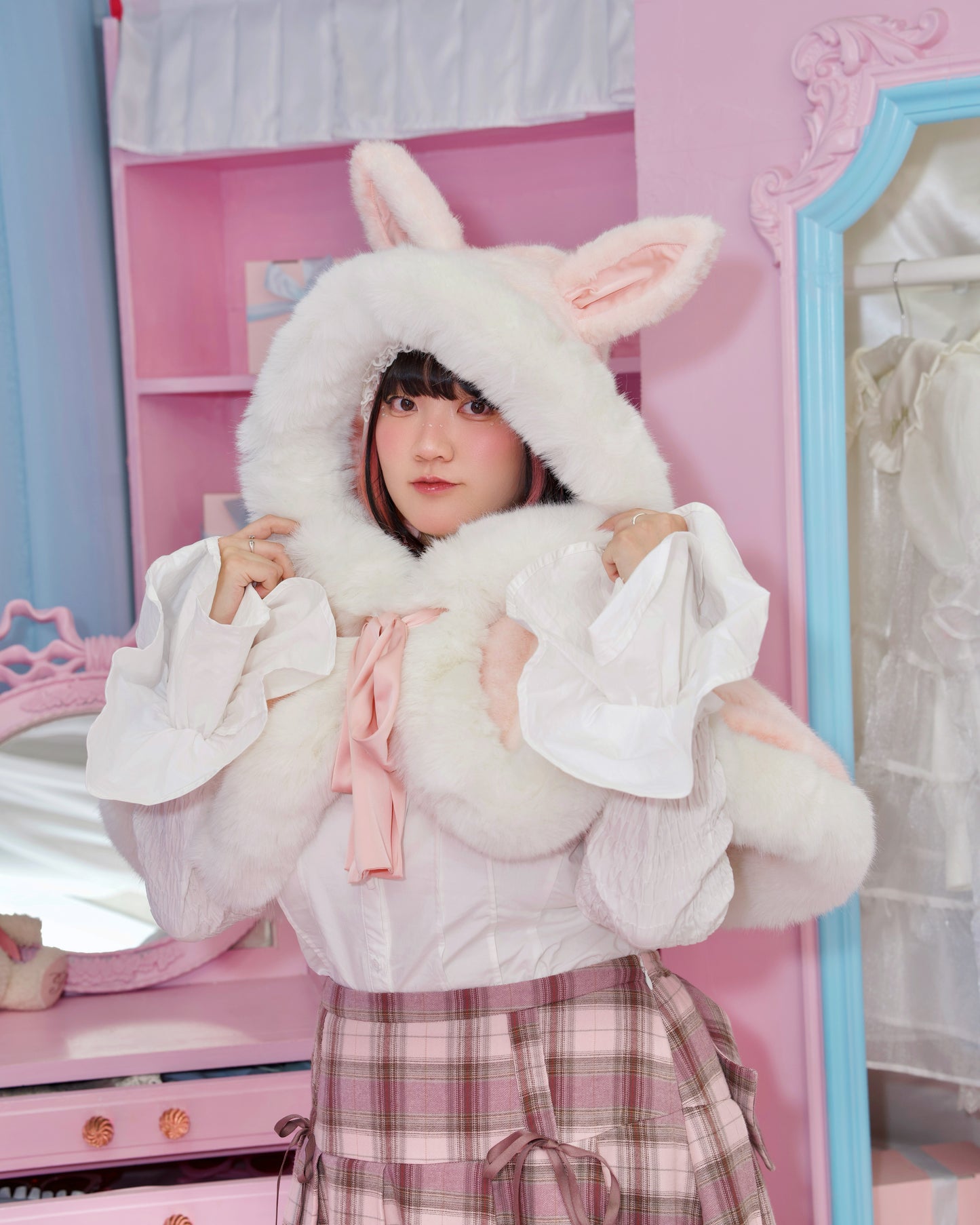 Little Fawn Cape - Pink // PREORDER