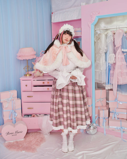 Little Fawn Cape - Pink // PREORDER