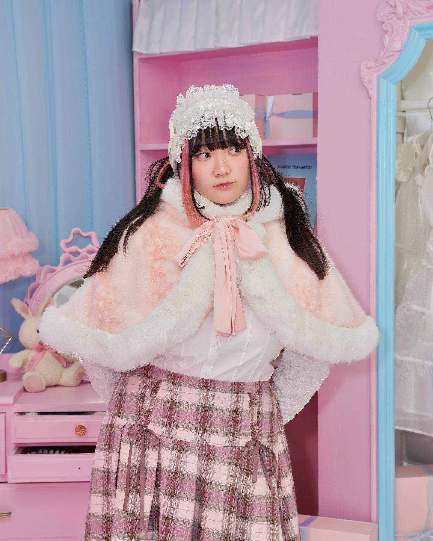 Little Fawn Cape - Pink // PREORDER