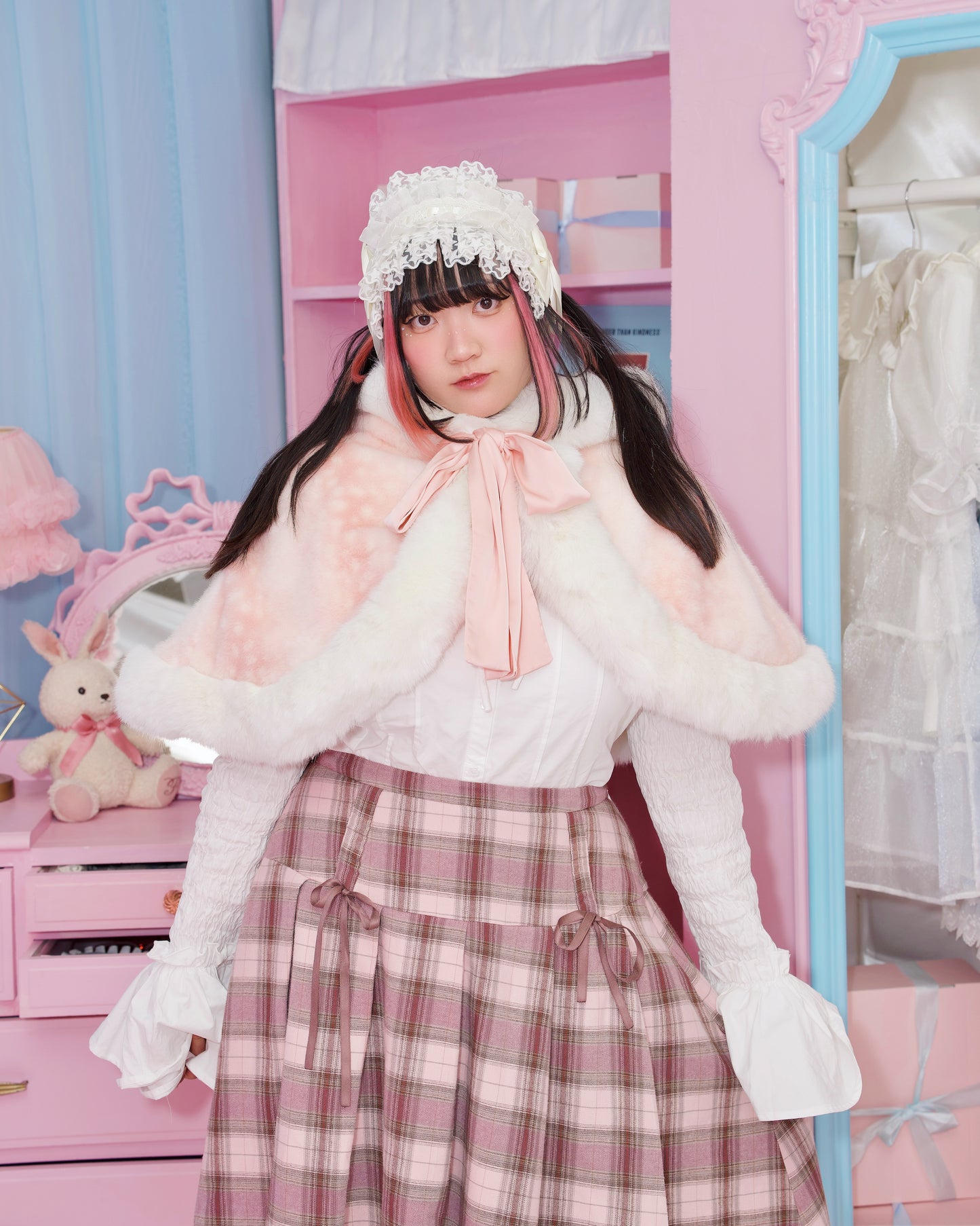 Little Fawn Cape - Pink // PREORDER