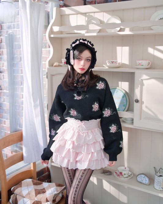 Cotton Lace Bloomers - Pink