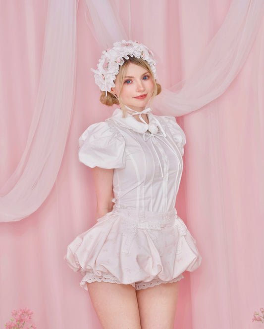 Love Note Bubble Skirt - Pink