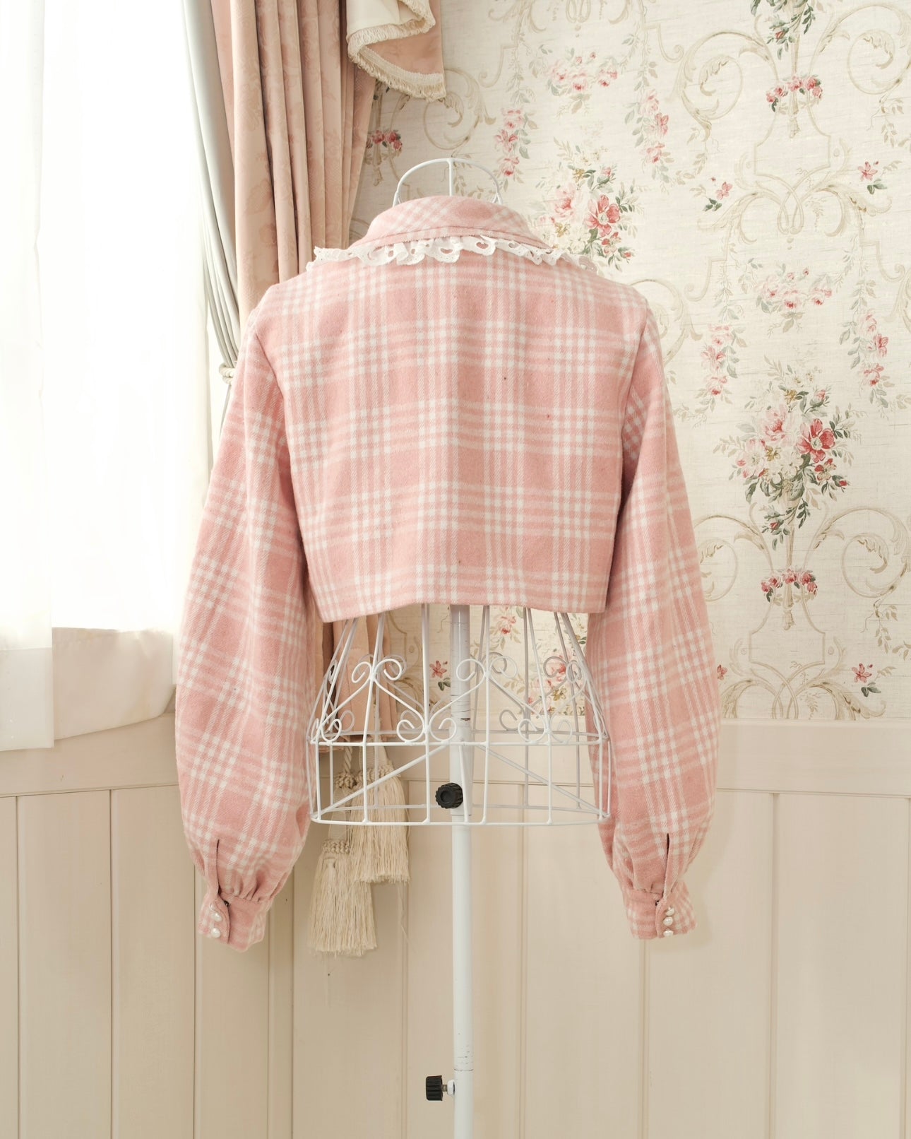 Prep School Idol Pink Check JACKET