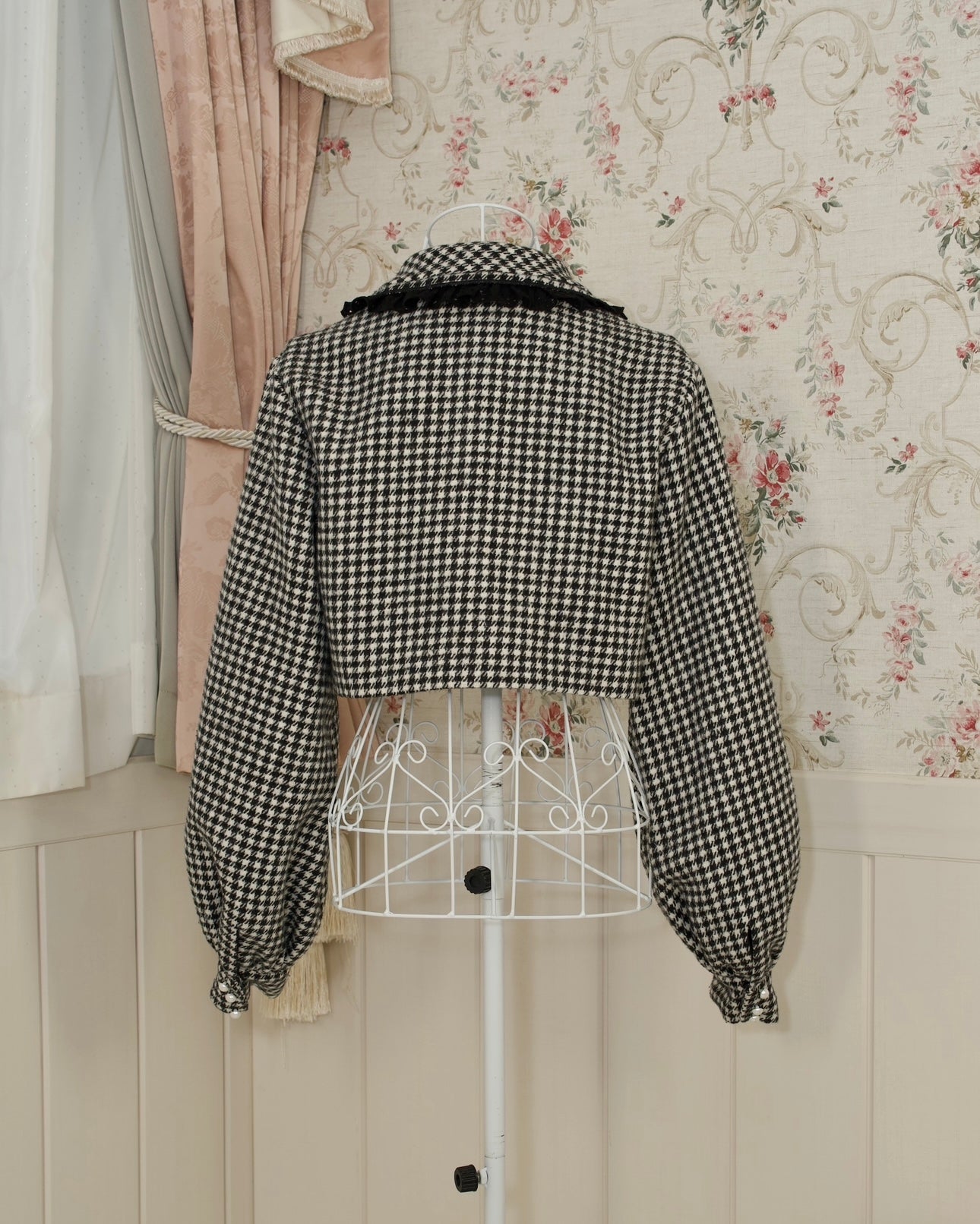 Prep School Idol Black Houndstooth JACKET
