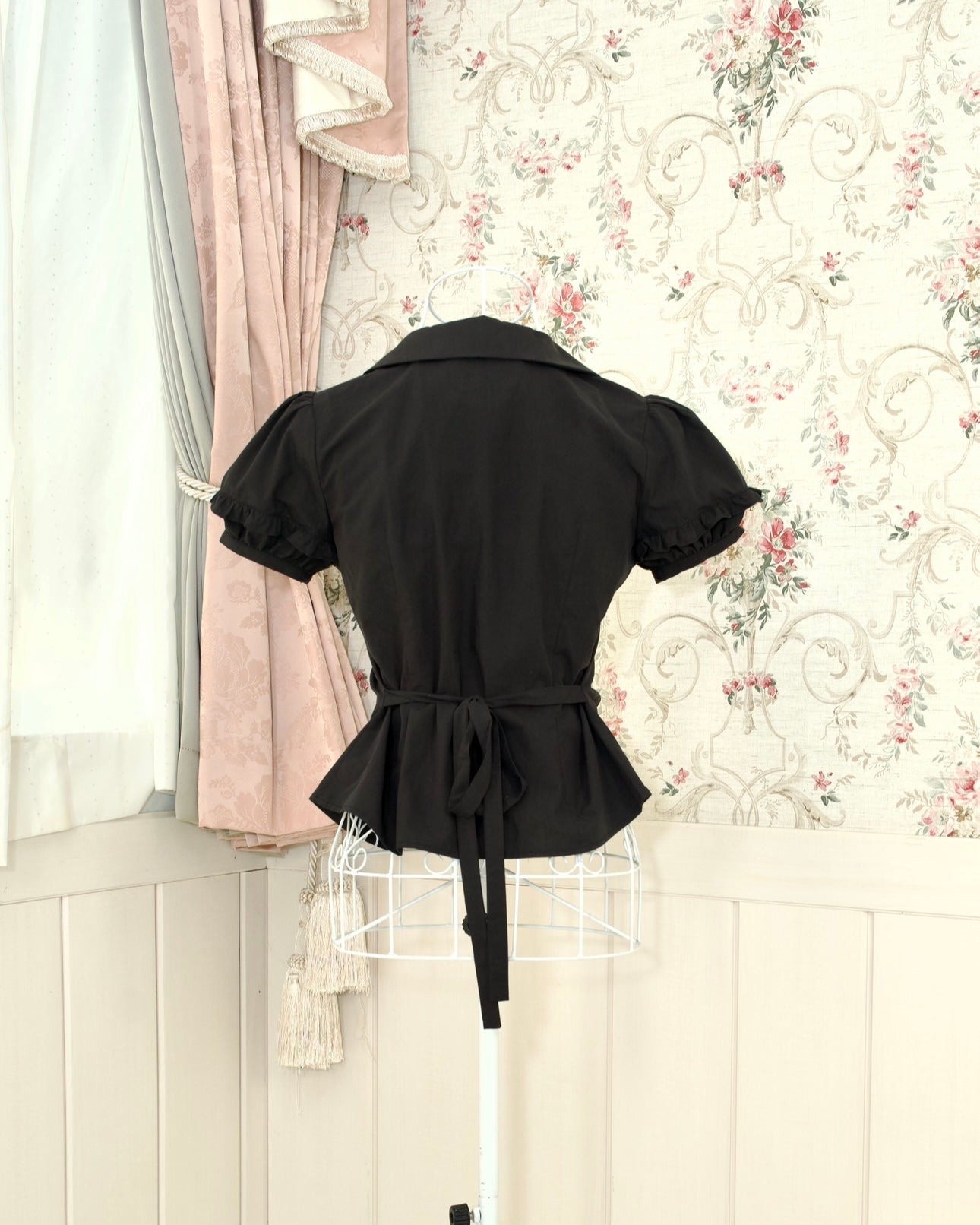Perfectly Ribboned Blouse Black