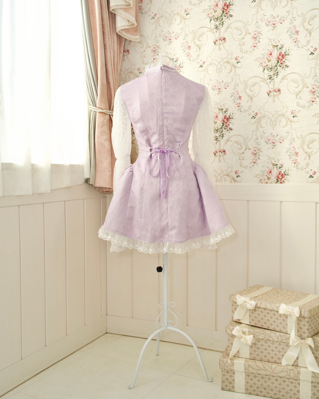 Cherub's Touch Heart Cutout Dress LILAC PREORDER