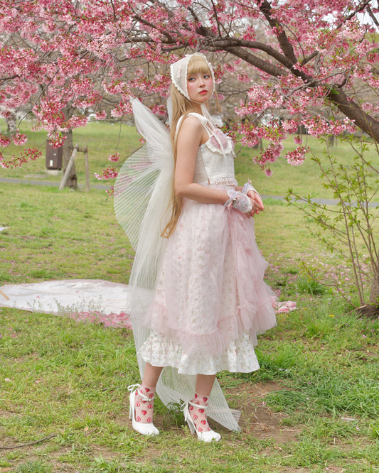 Lover’s Veil Skirt White