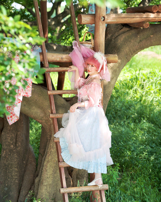 Lover’s Veil Skirt Blue