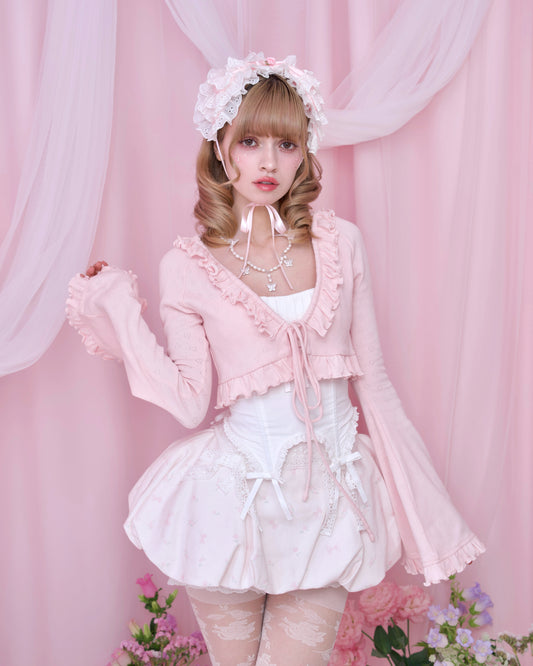 Call Me Sweet Cotton Cardigan - Pink // PREORDER