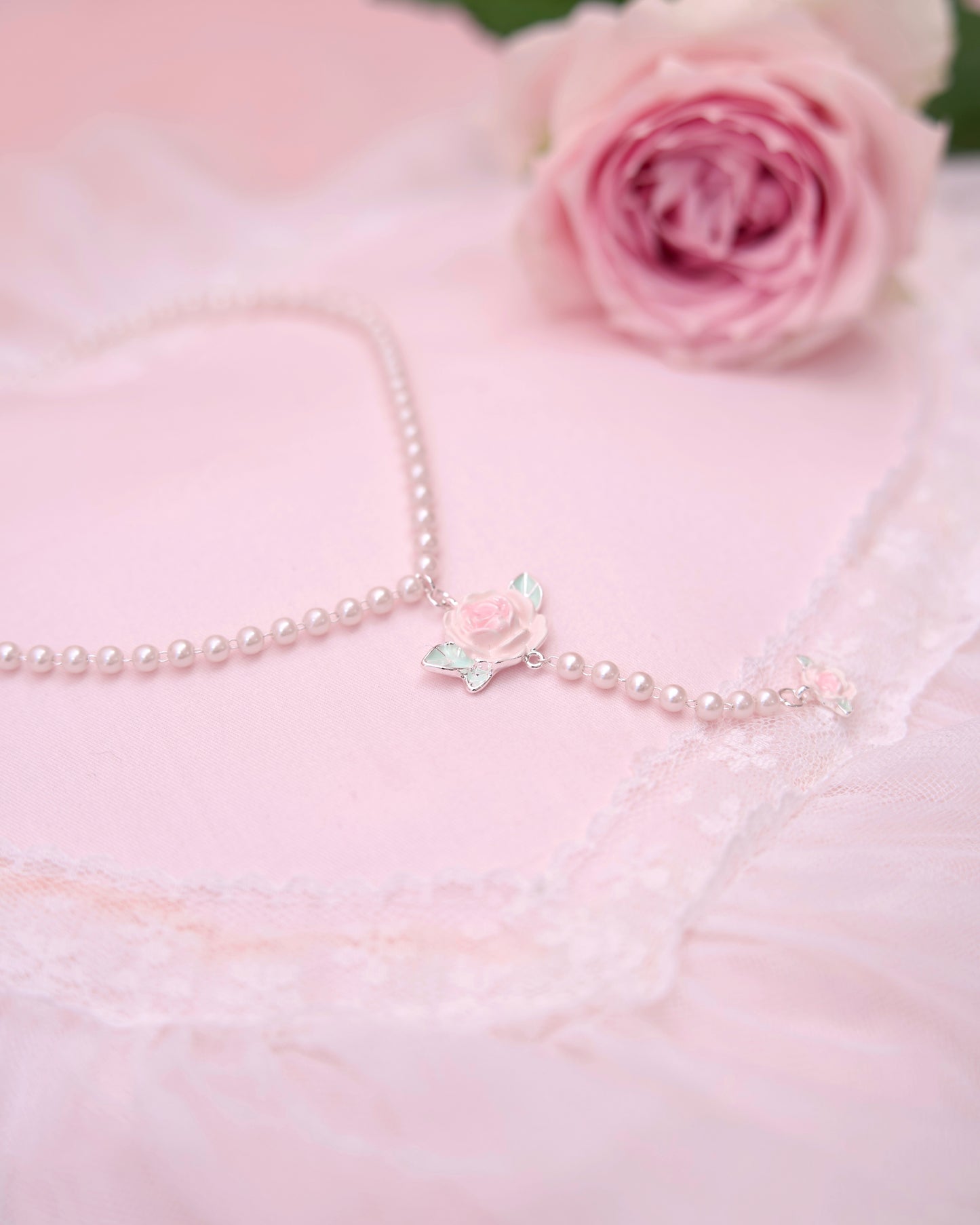 Rose Drop Necklace