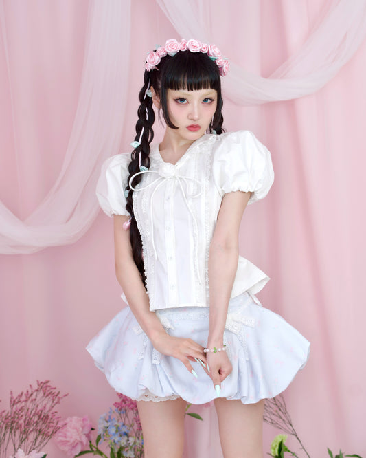 Set Sail Dream Blouse - White // PREORDER