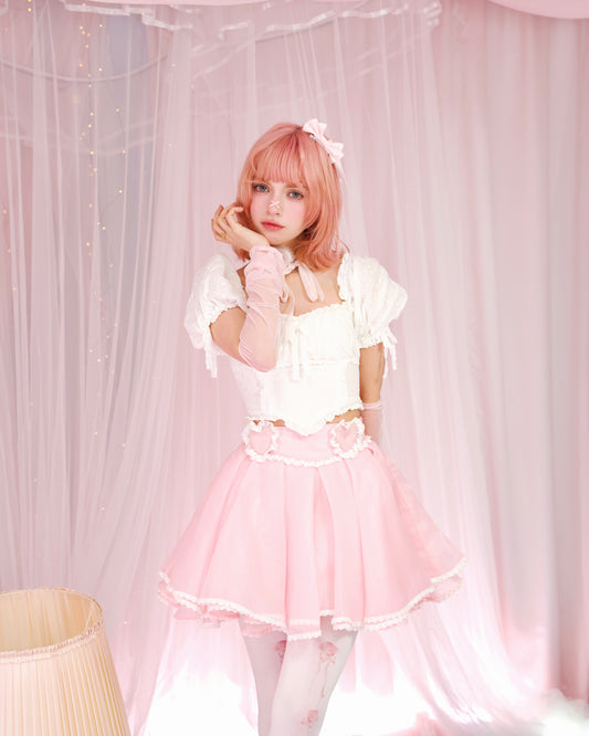 Heartlette Organza Skirt Pink