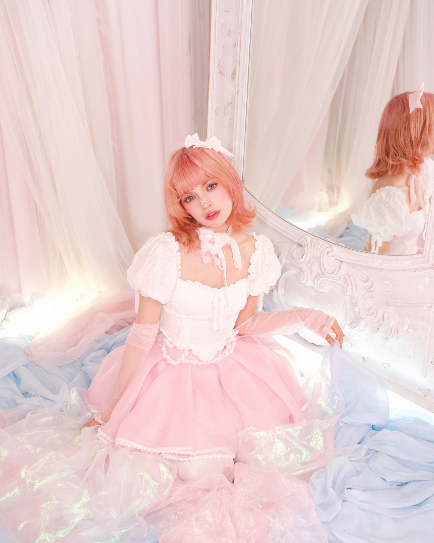 Heartlette Organza Skirt Pink