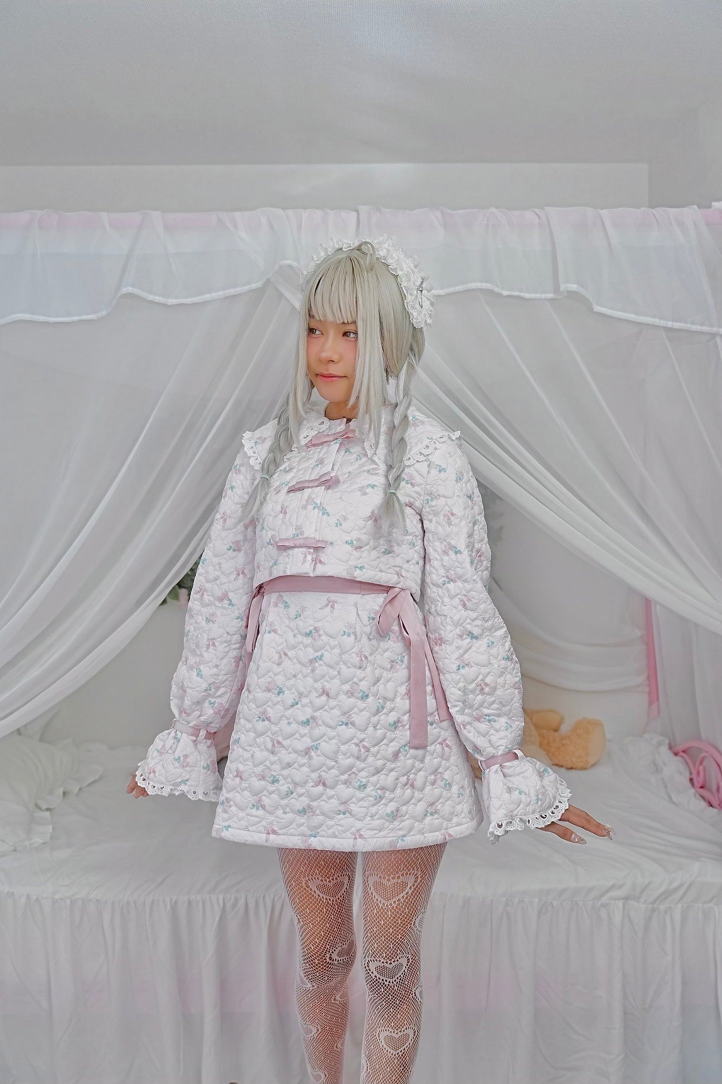 Roses & Ribbons Quilted Set JACKET
