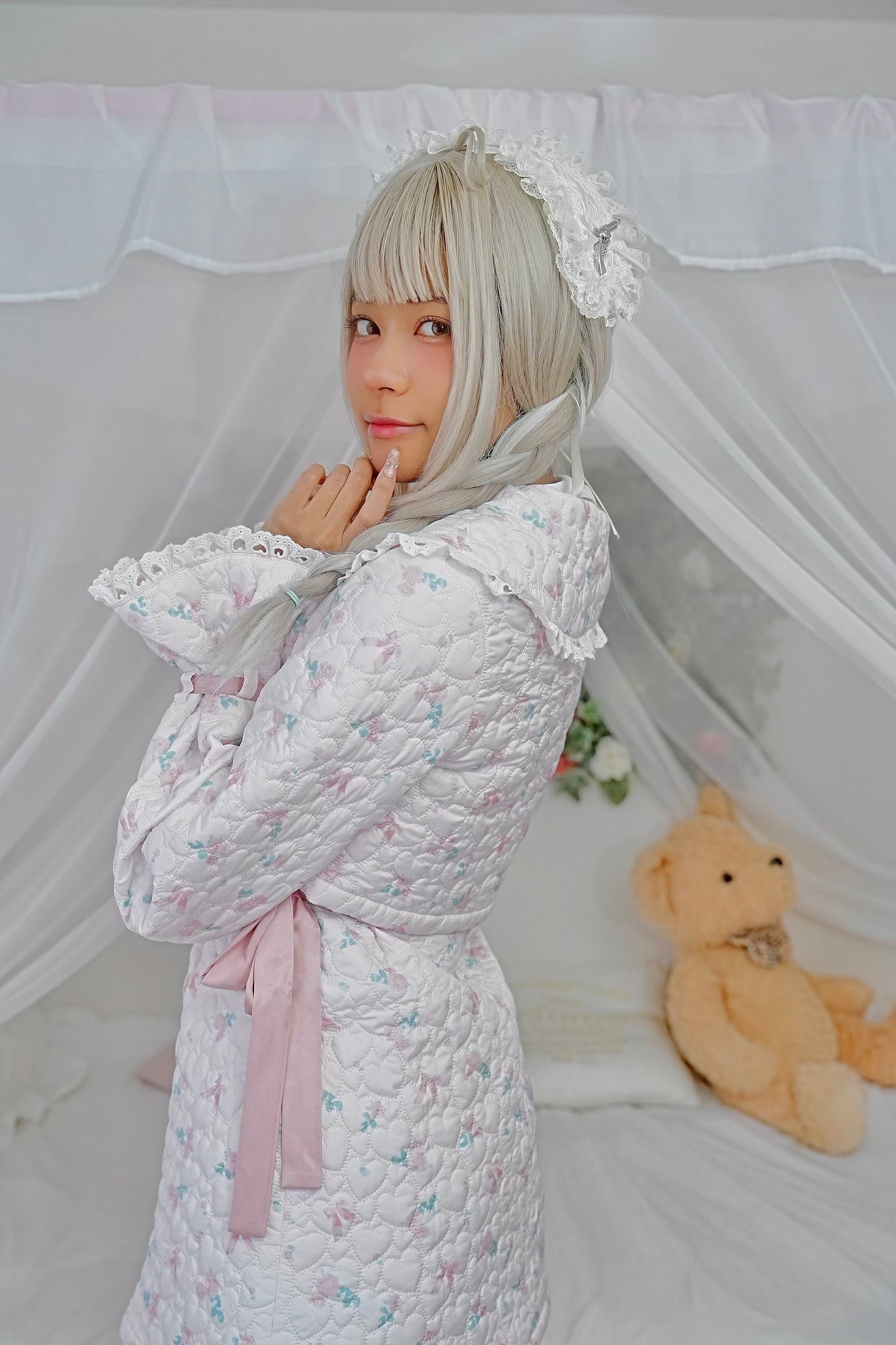 Roses & Ribbons Quilted Set JACKET