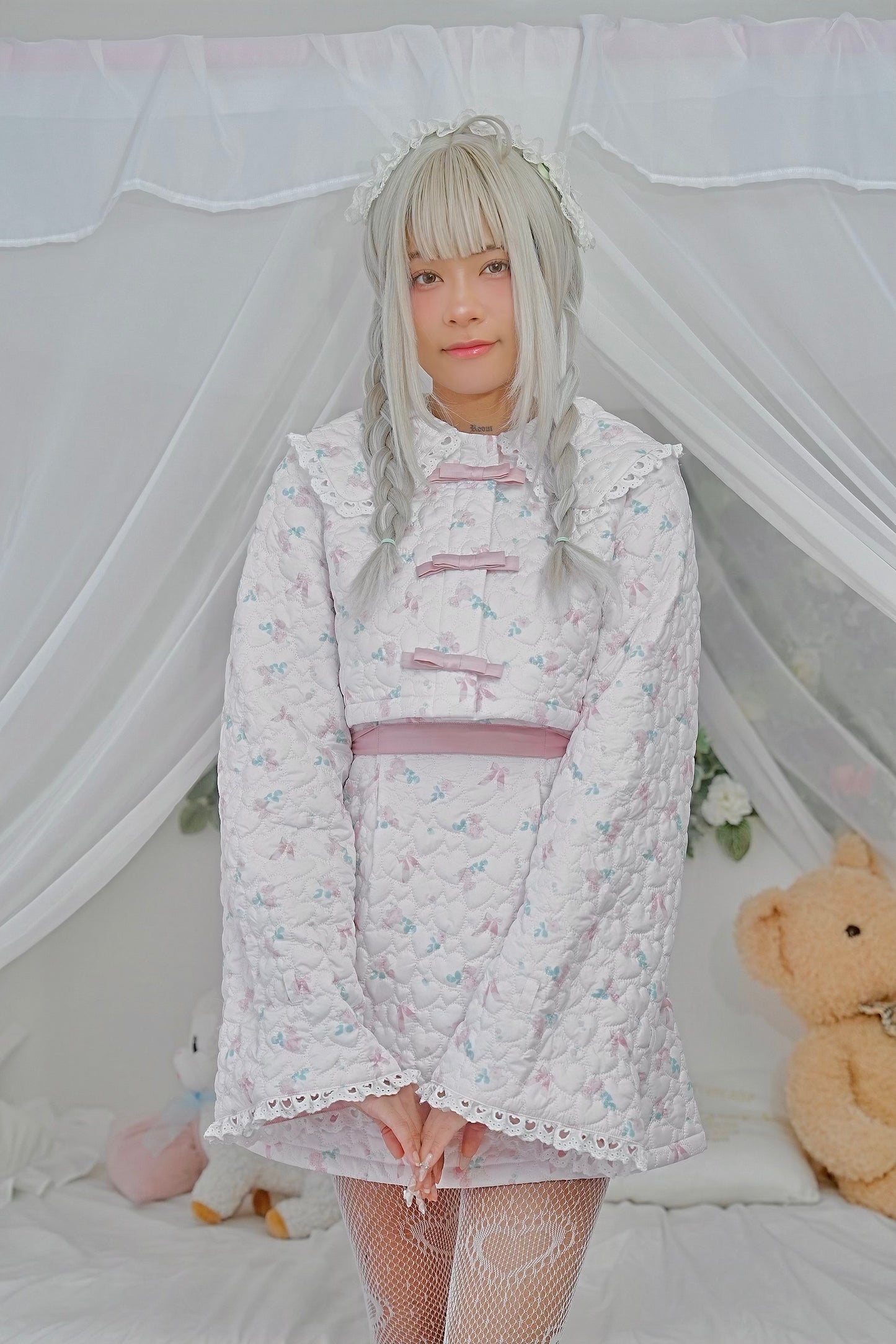 Roses & Ribbons Quilted Set JACKET