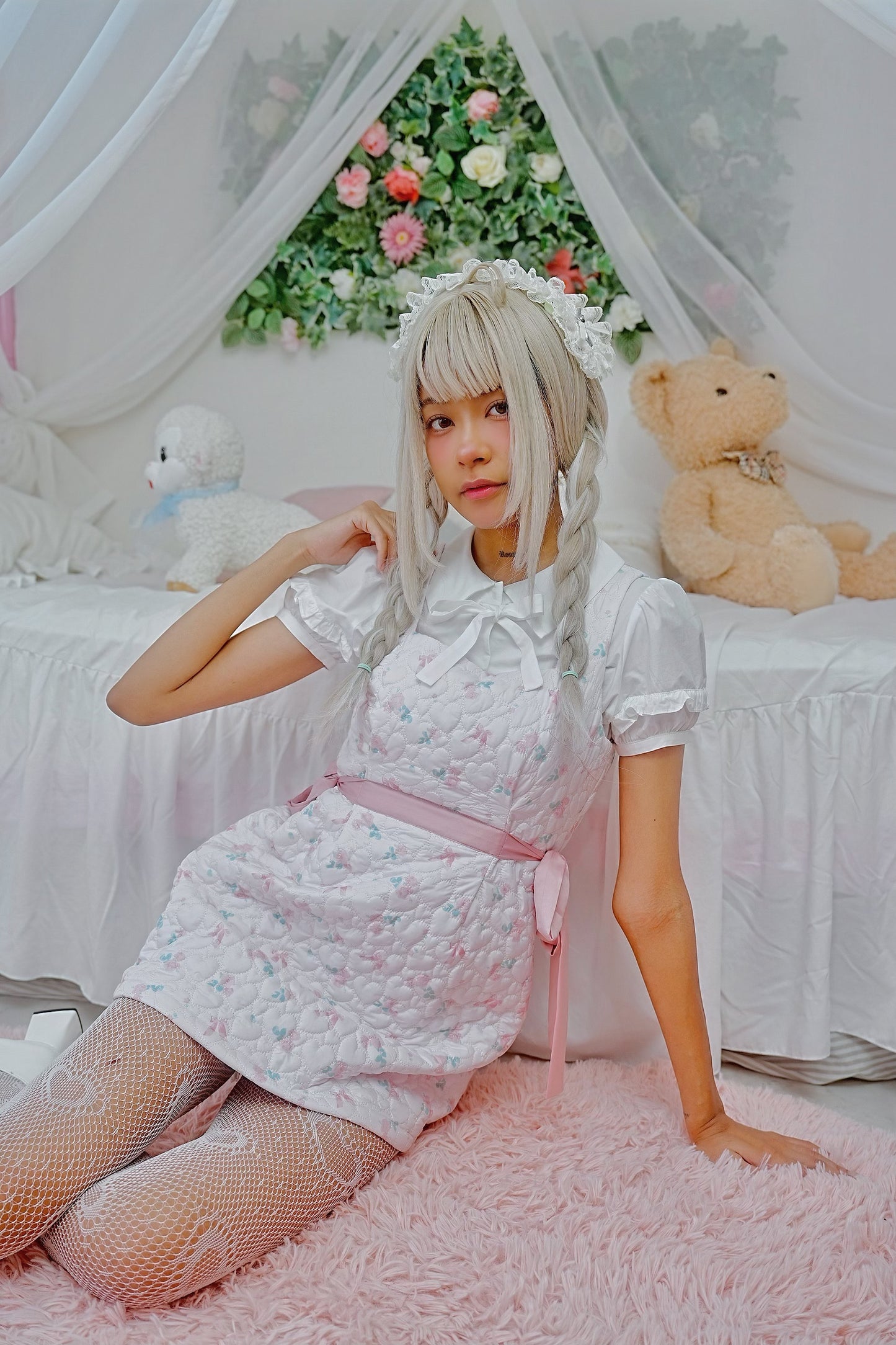 Roses & Ribbons Quilted DRESS