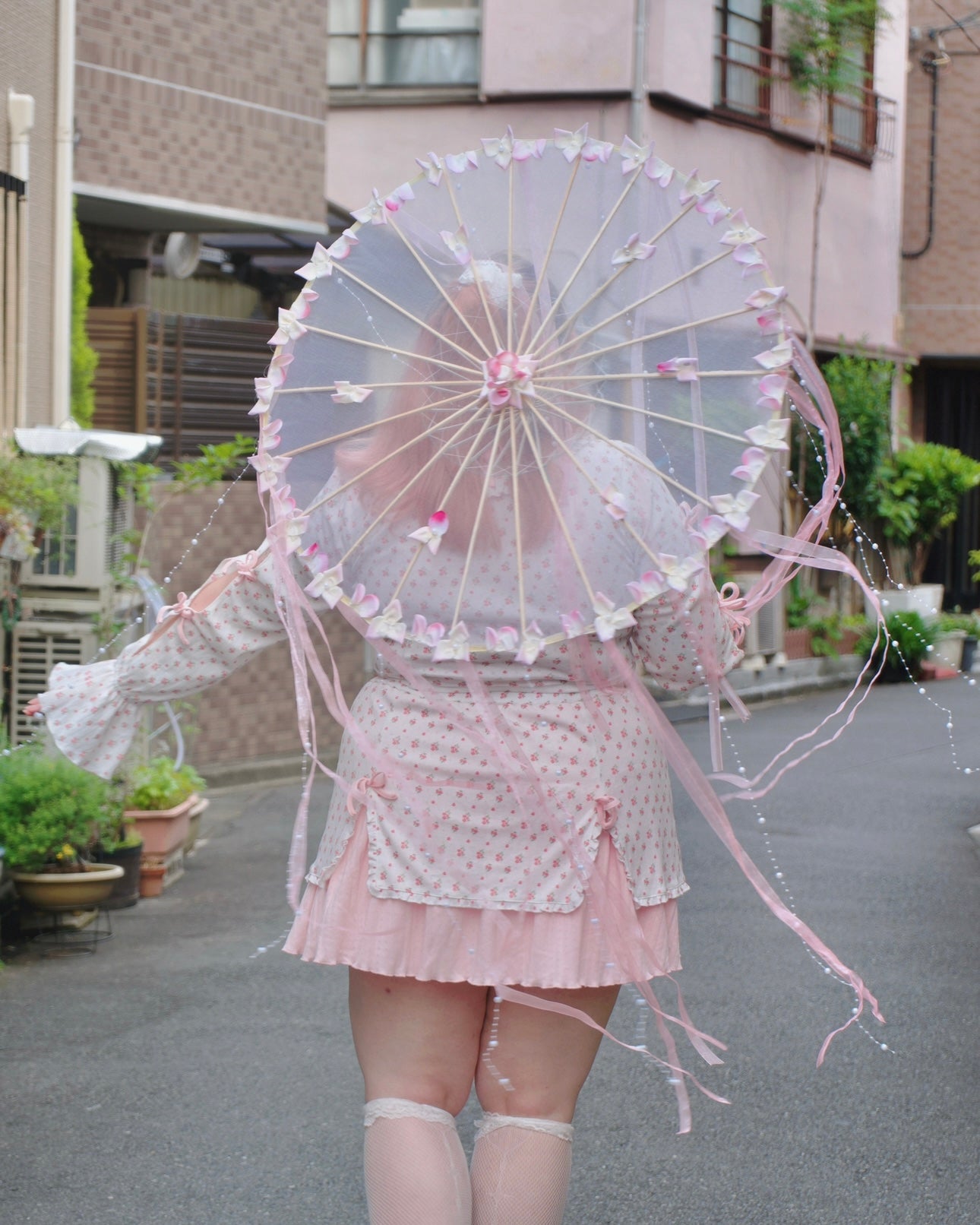 Blushing Rose Pointelle Set Skirt