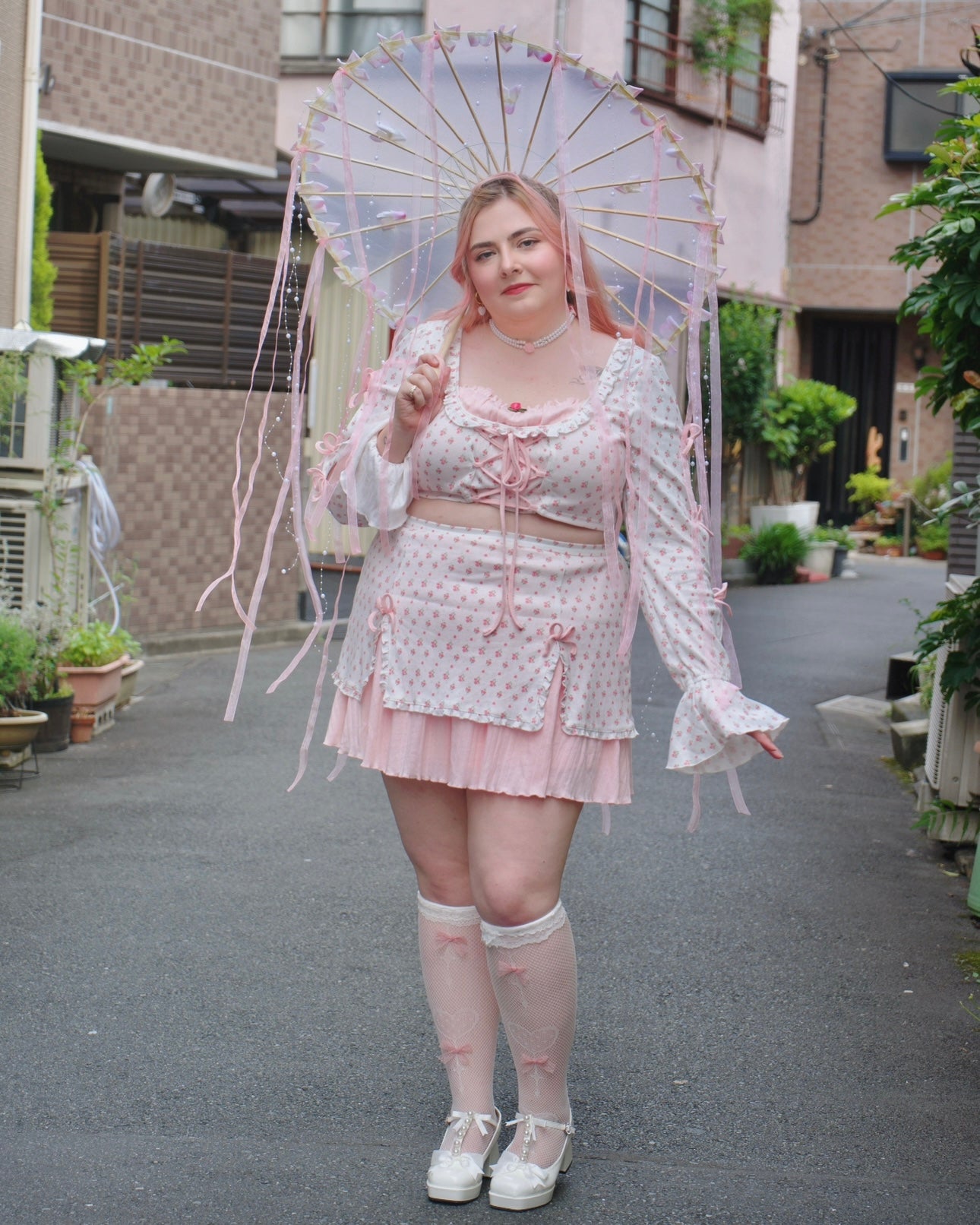 Blushing Rose Pointelle Set Top