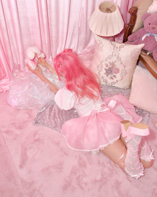 Heart On My Sleeve Cotton Blouse White