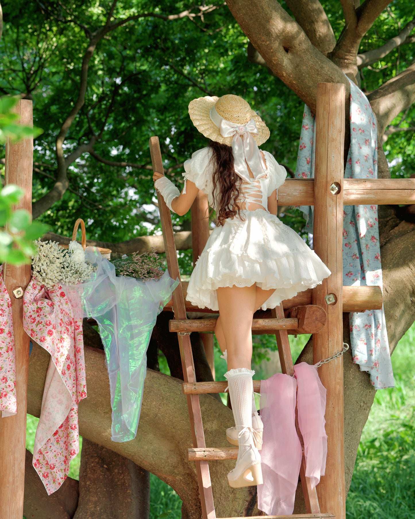 Summer Belle Set Skirt White // PREORDER