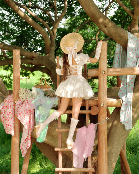 Summer Belle Set Top White